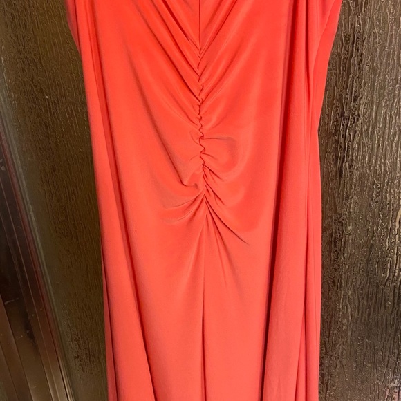 Bisou Bisou Coral Dress - Size 8 Coral Dress - Picture 3 of 5